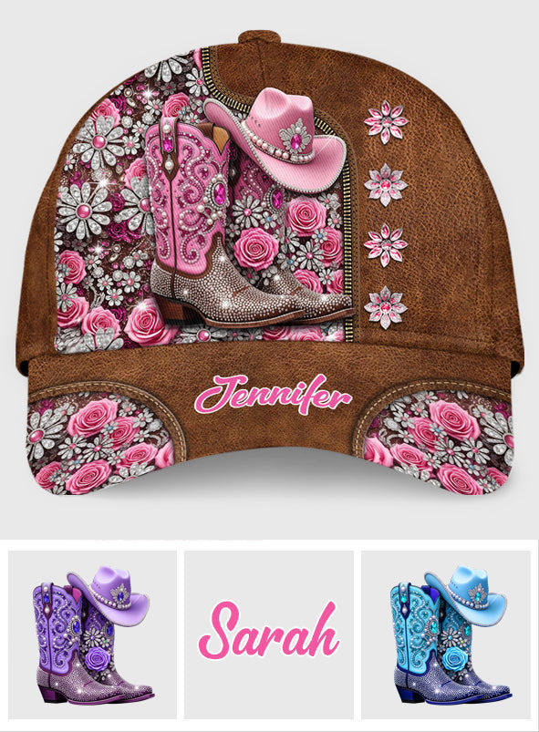 Beautiful Cowgirl Boots - Personalized Cowgirl Classic Cap