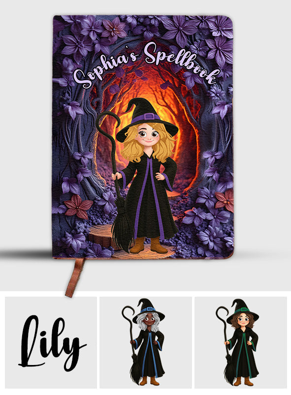 Hexenbuch – Personalisiertes Hexen-Lederjournal