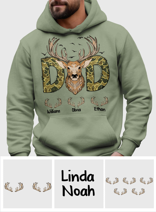 Best Dad Ever - Personalized Hunting All Over Shirt