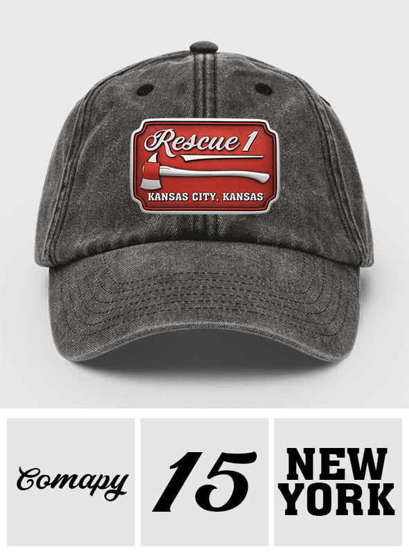 Feuerwehrmütze – Personalisierte Feuerwehr-Jeanskappe