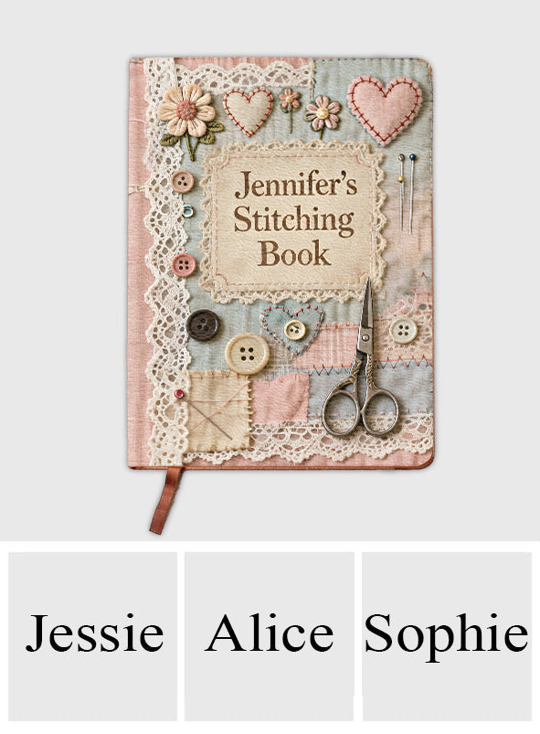 Stitching Book - Personalized Sewing Leather Journal