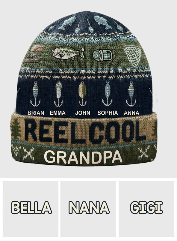 Reel Cool Grandpa - Personalisierte Anglermütze