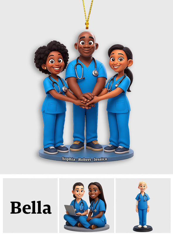 Stolze Krankenschwester – Personalisierter Krankenschwester-Anhänger