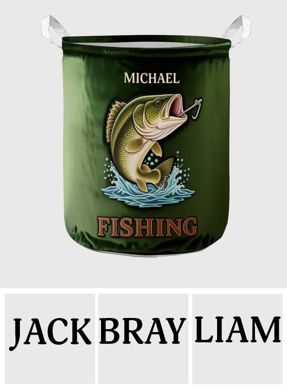 Perfect Gift For Fishing Lovers - Personalized Fishing Storage Basket