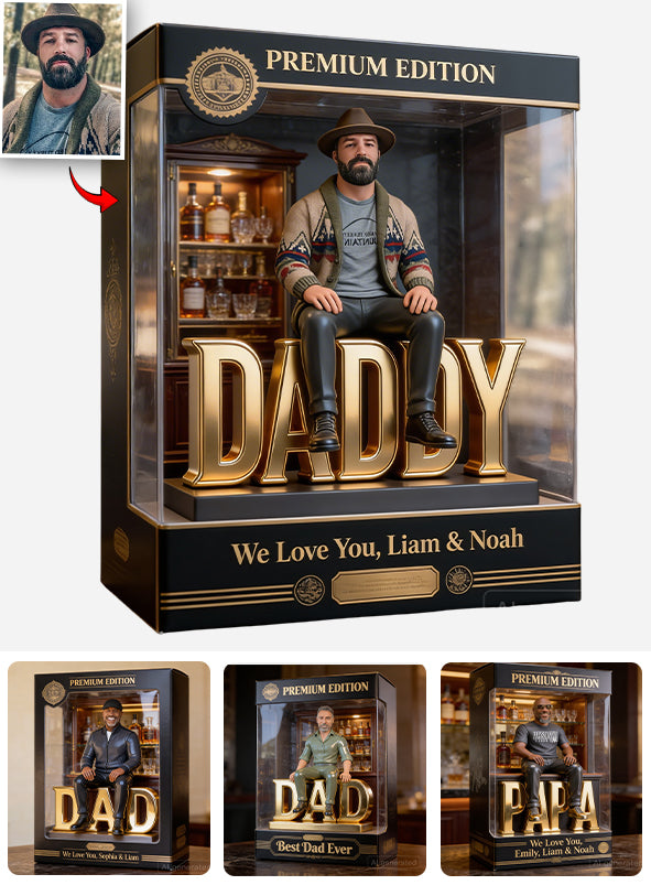 Custom Any Photo - Personalized Father Custom Shaped Acrylic Plaque