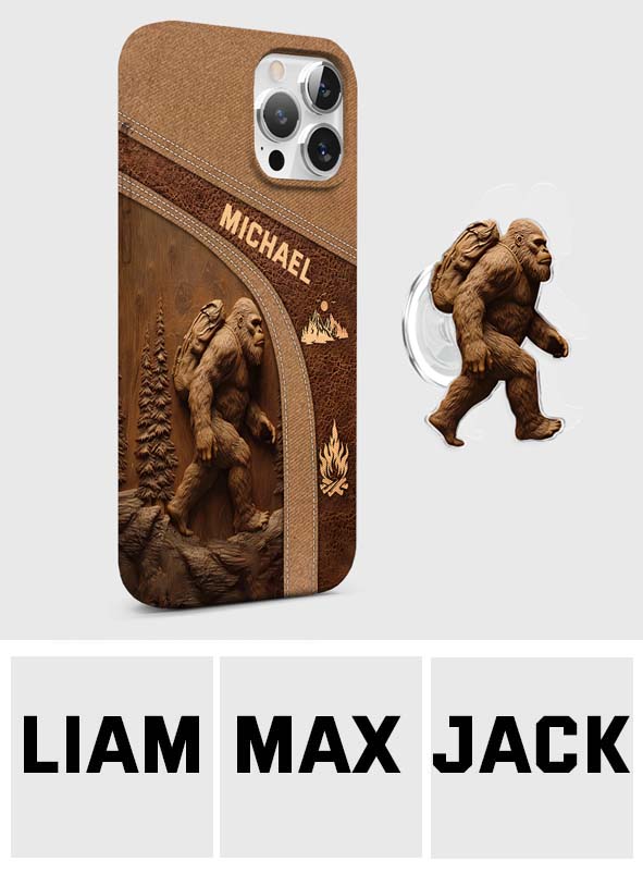 Sasquatch - Personalized Hiking Full Print Phone Case