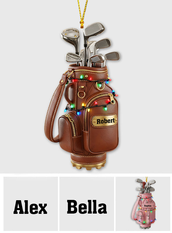 Merry Christmas - Personalized Golf Ornament
