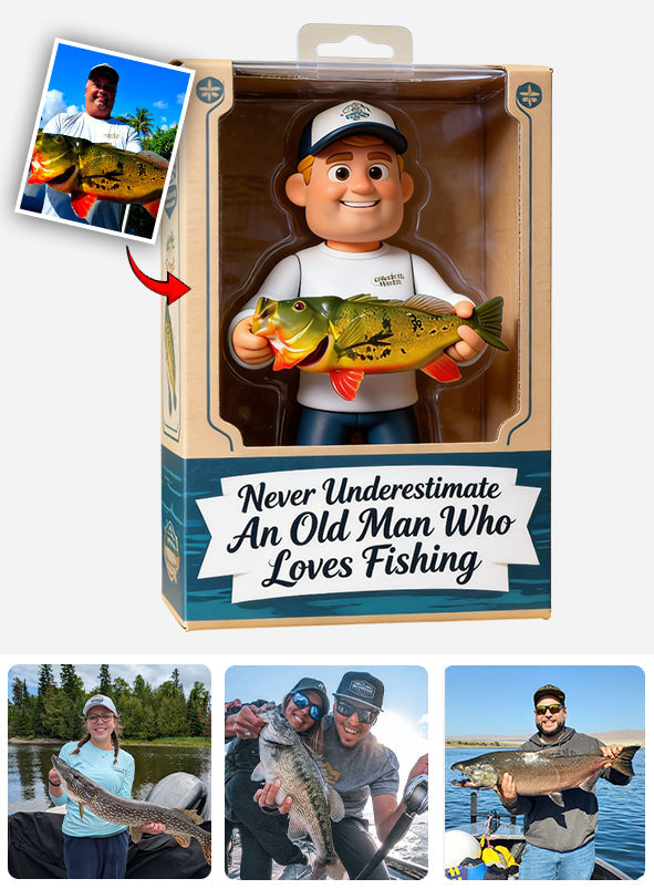 Angeln fürs Leben – Personalisierte Acrylplakette in individueller Angelform