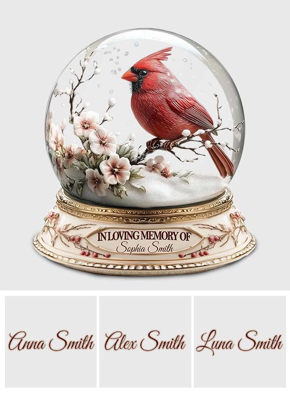 In liebevoller Erinnerung – Personalisierte Gedenktafel aus Acryl in individueller Form