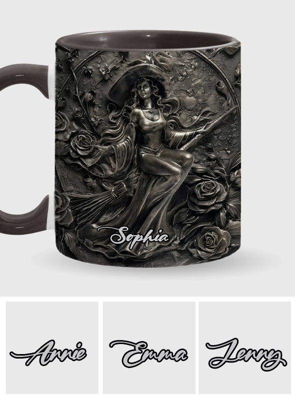 Wunderschöne Hexe – Personalisierte Tasse mit Hexenmotiv
