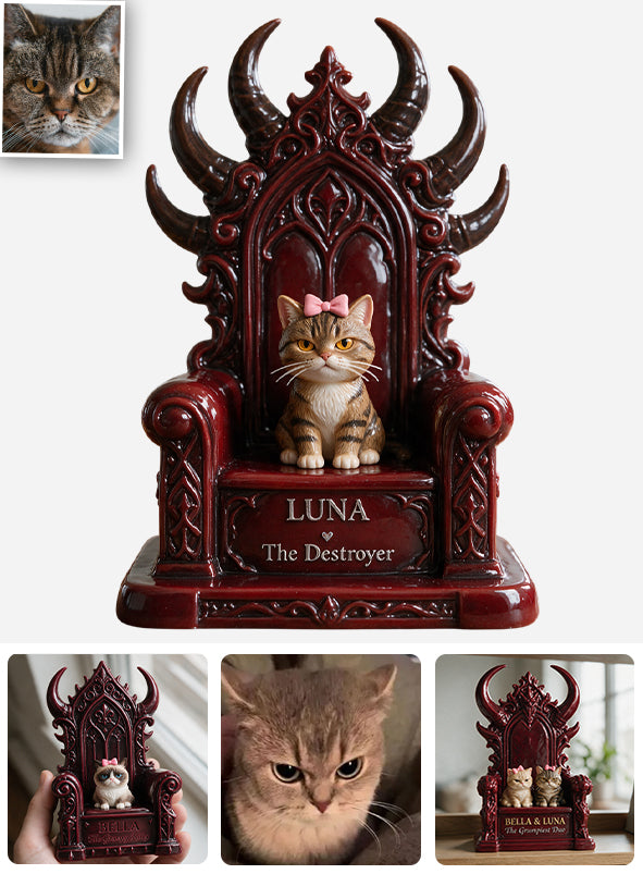 Funny Gift For Cat Owners - Personalized Cat 2-Side Printed Acrylic Plaque