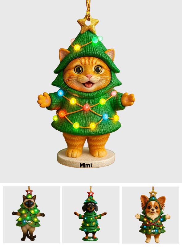 Weihnachtsschmuck für Haustiere – Personalisierter Hunde-Weihnachtsbaumschmuck
