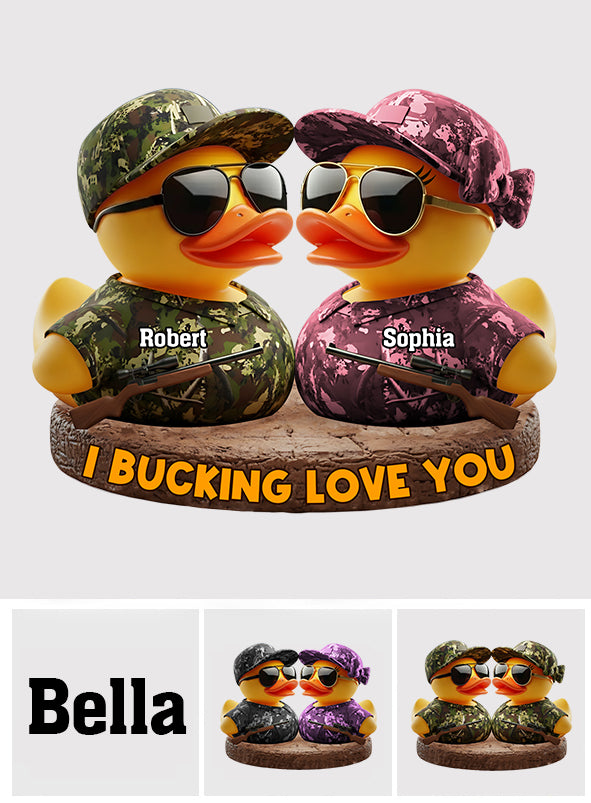 Ich liebe dich über alles – Personalisierte Acrylplakette in individueller Pärchenform