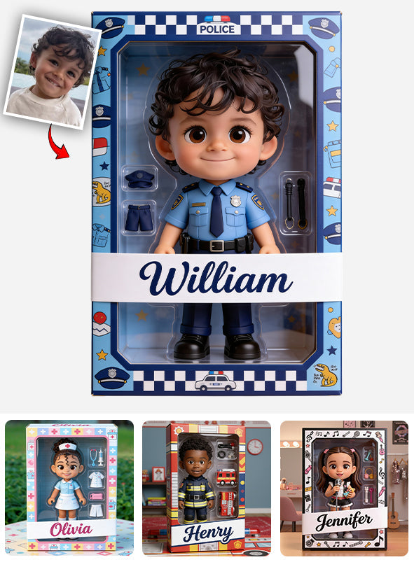 Traumjob – Personalisierte Acrylplakette in Kinderform