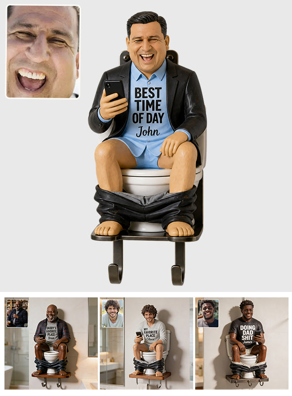 Lustiges Geschenk für ihn - Personalisierter Vater maßgefertigter Hängeregal
