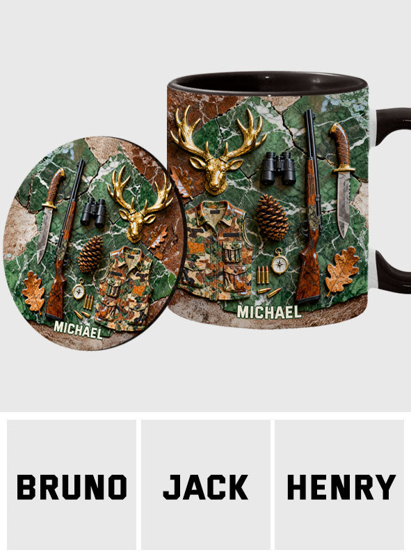 Love Hunting - Personalized Hunting Accent Mug