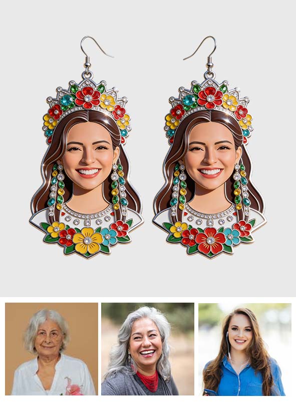 Cinco De Mayo, Mexikanische Vibes - Personalisierte Cinco de Mayo Ohrringe