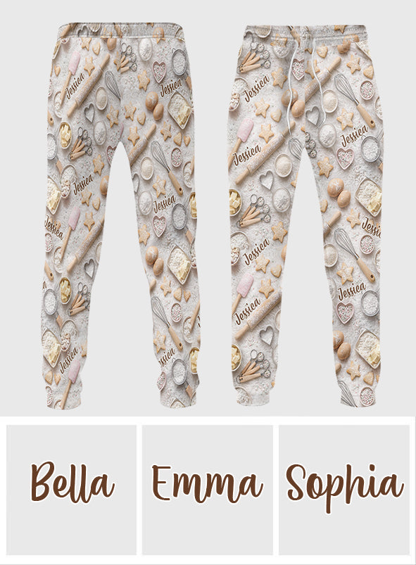 Love Baking – Personalisierte Unisex-Back-Jogginghose