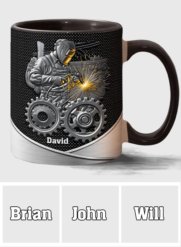 Aus Starken werden Schweißer – Personalisierte Schweißer-Tasse