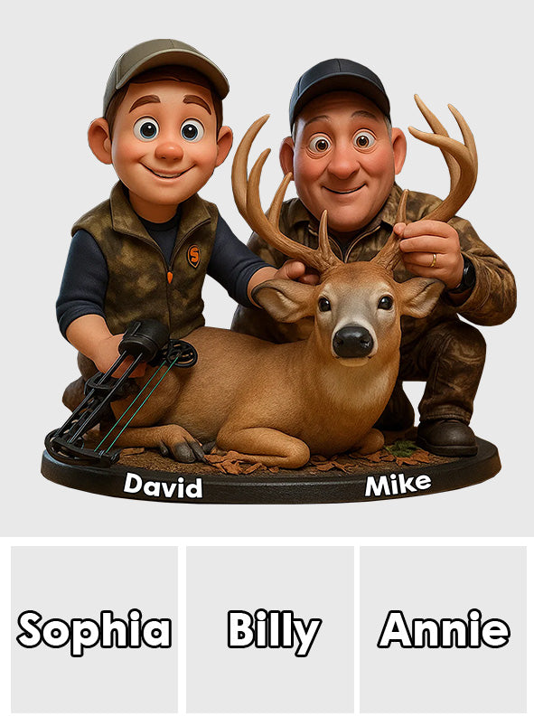 Jagdleben – Personalisierte Jagd-Acrylplakette in individueller Form