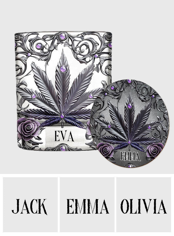 Beautiful Marijuanas - Personalized Weed Whiskey Glass