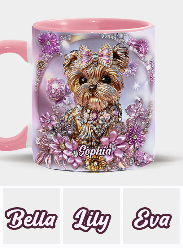 Yorkshire-Terrier-Liebhaber - Personalisierte Tasse mit Hundemotiv