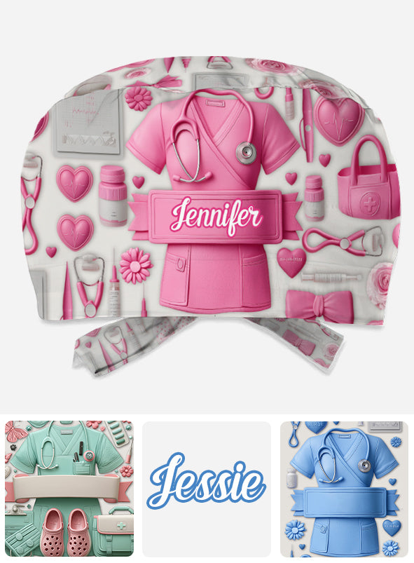 Nurse Life – Personalisierte OP-Haube für Pflegekräfte