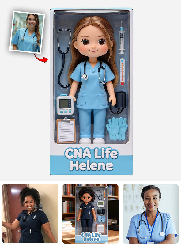 Individuell gestaltbare Acrylplakette für Krankenschwestern nach Foto – personalisierte, individuell geformte Plakette