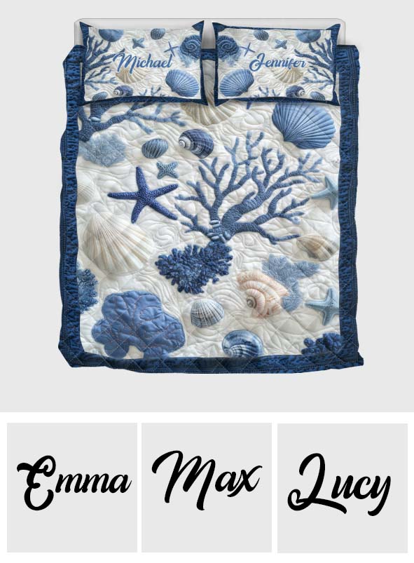 Strandliebhaber-Bettwäscheset – Personalisiertes Bettwäscheset für Meeresliebhaber