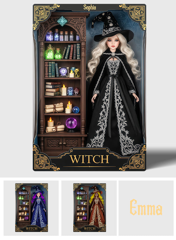 Magical Witch - Personalized Witch Custom Shaped Acrylic Plaque