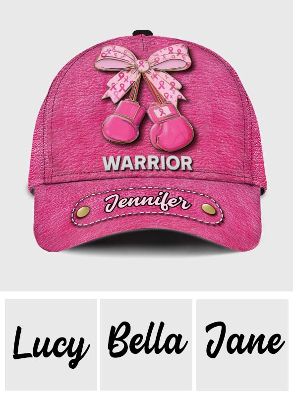 Warrior - Personalized Breast Cancer Awareness Classic Cap