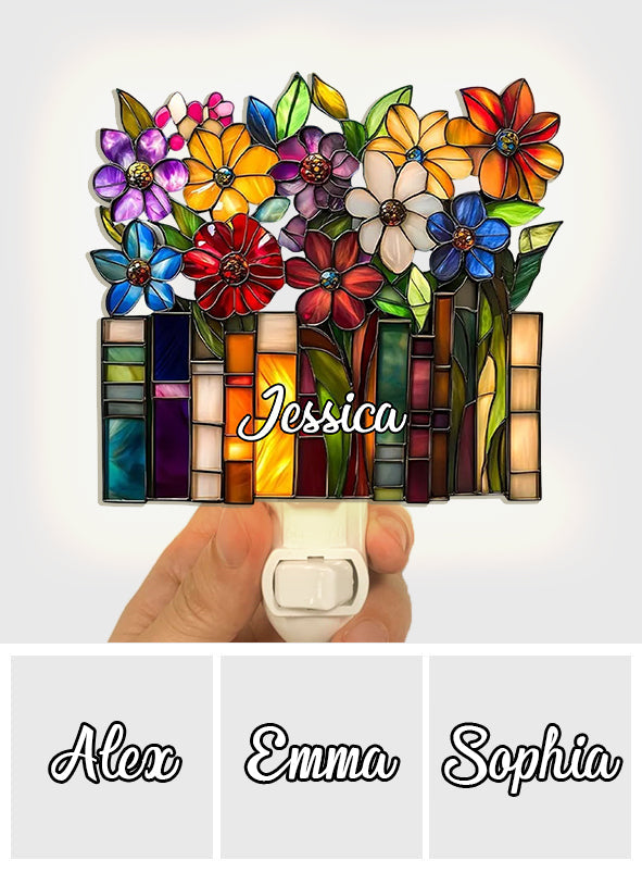 Book Lovers - Personalized Book Acrylic Plug-In Night Light