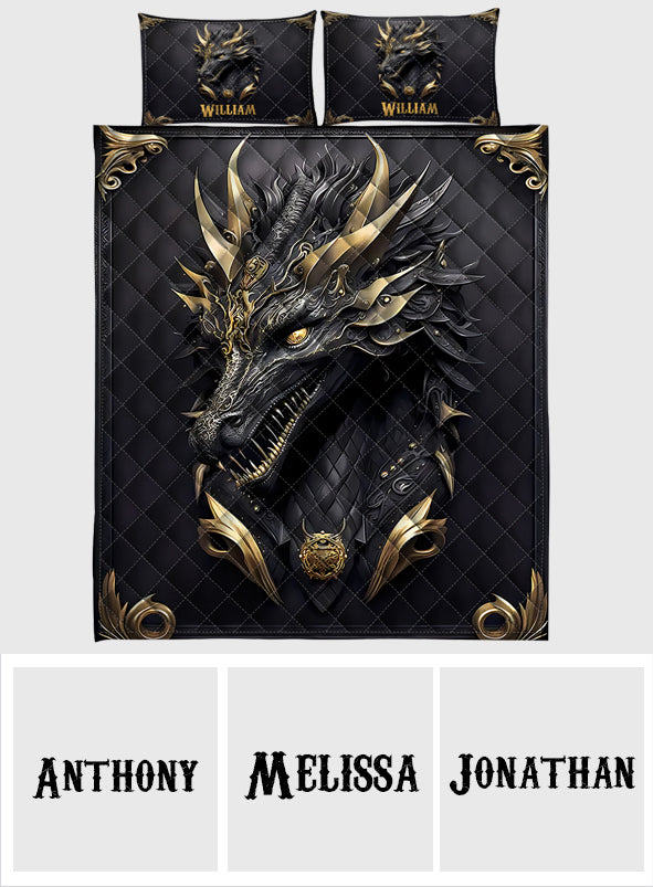 Liebe Drachen – Personalisiertes Drachen-Bettwäscheset