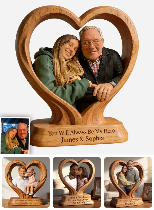Du bist der beste Papa - Personalisierte Vater Premium 3D Figur
