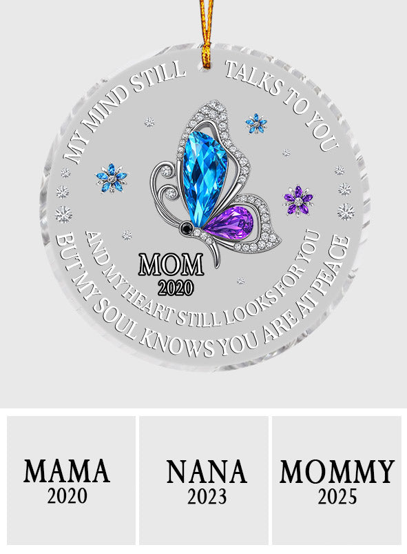 Meine Seele weiß, dass du in Frieden ruhst – Personalisierter Gedenkschmuck