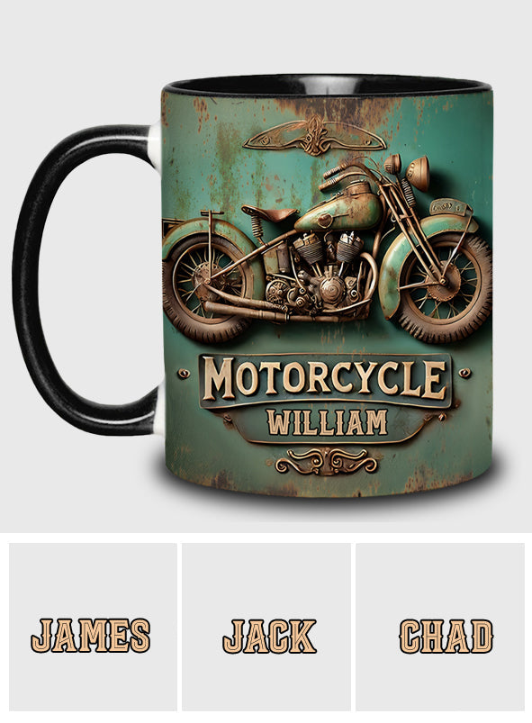 Motorcycle Lover - Personalized Biker Accent Mug
