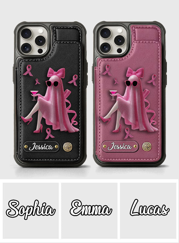 Pink Out - Personalized Breast Cancer Awareness Wallet Phone Case