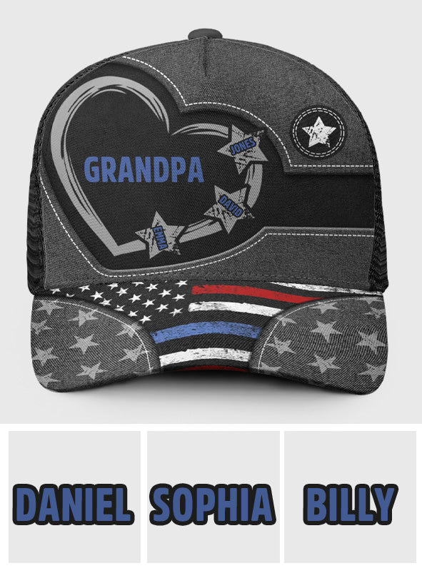American Dad/ Papa... - Personalized Father Trucker Hat