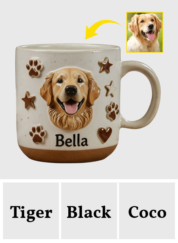 Custom From Any Photo - Personalized Dog Printed Pottery Mug