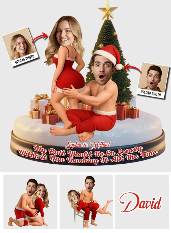 Witziges Geschenk für Ihre Liebsten – personalisierte Acrylplakette in individueller Pärchenform