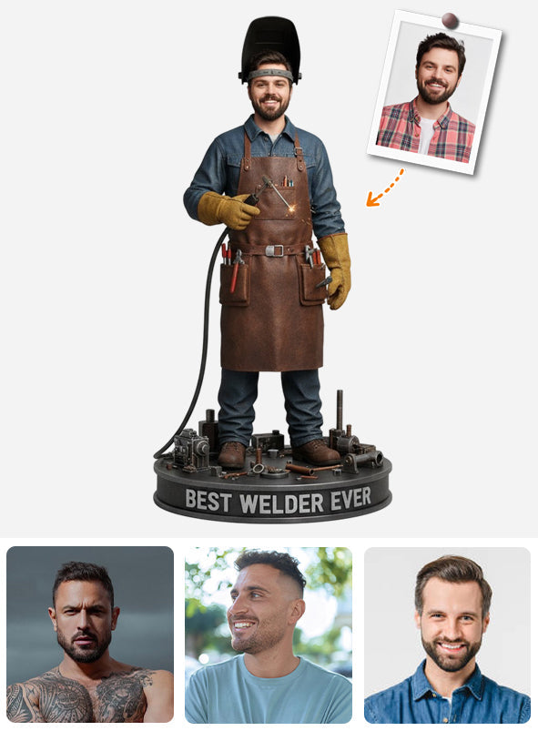 Individuelles Geschenk für Schweißer – Personalisierte Acrylplakette in Sonderform für Schweißer