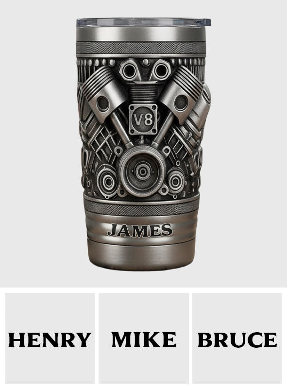 Personalisierter Becher für Autoliebhaber – ideal für Mechaniker.