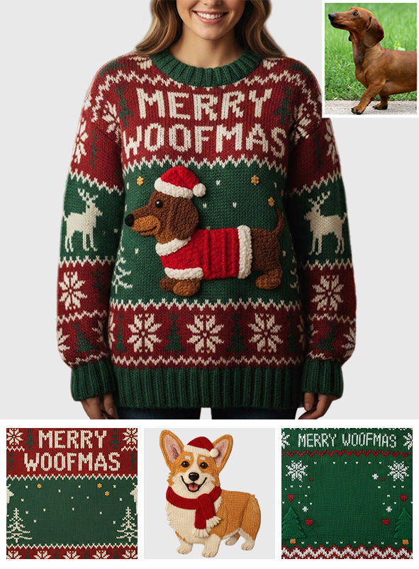 Frohe Weihnachten – Personalisierter Hundepullover