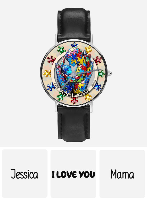 You Are My Heart - Personalized Autism Awareness Hand Watch