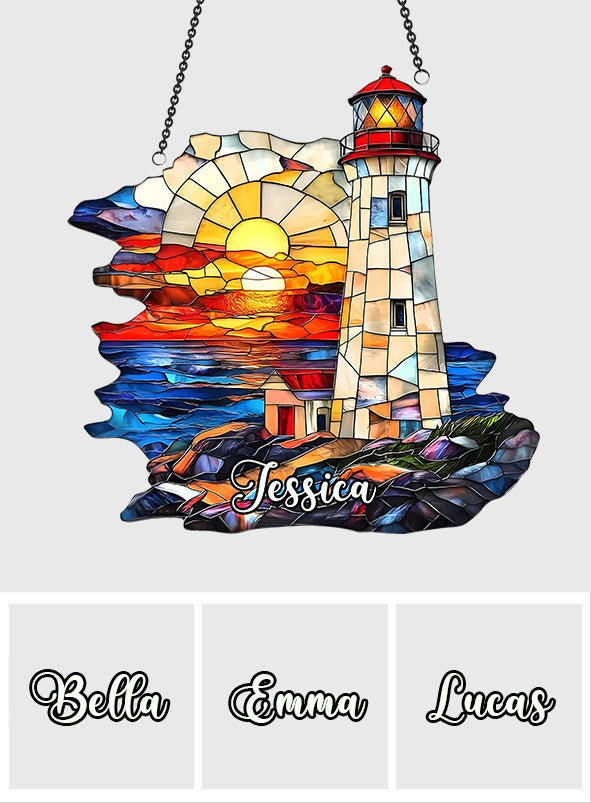 Ozeanglanz – Personalisierter Fensterhänger für Meeresliebhaber