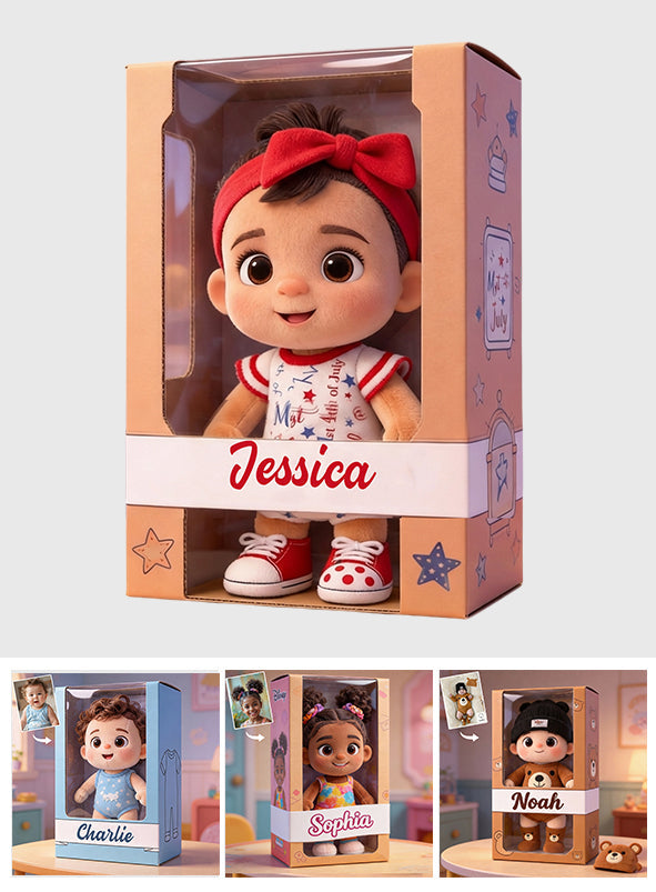 Ich liebe dich, Baby – personalisierte Acrylplakette in Kinderform