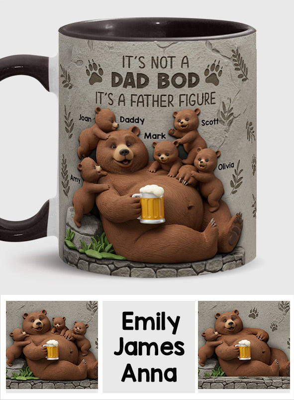 Das ist kein Dad Bod – personalisierte Tasse mit Vater-Akzent