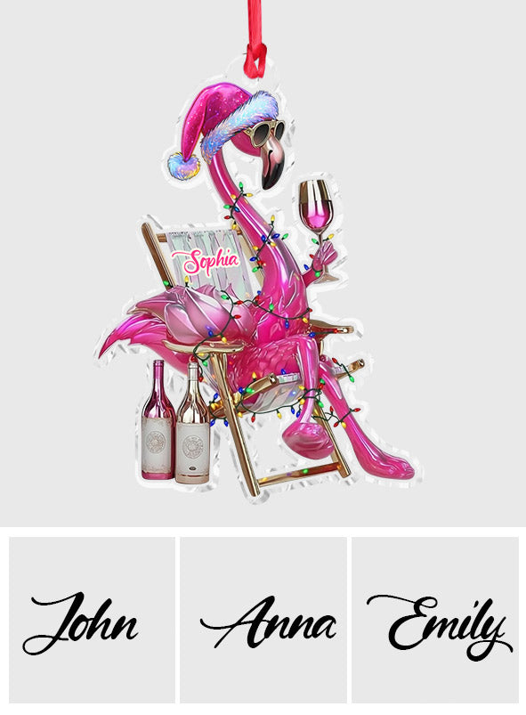 Wunderschöner Flamingo – personalisierter Flamingo-Anhänger