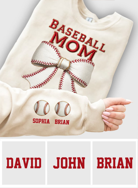 Baseball-Mama – Personalisiertes Mutter-Shirt