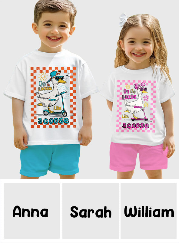 Schuljahresende-Geschenk für Jungen/Mädchen – Personalisiertes Kinder-T-Shirt & Shorts